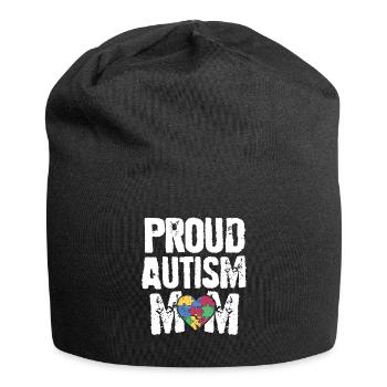 Journée de sensibilisation à l'autisme Maman de l'autisme Soyez différent - Bonnet en jersey - noir - Devant