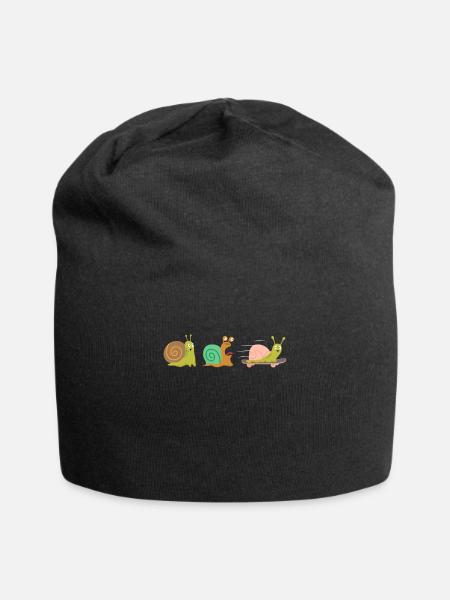 Escargot Skateboard Trubo Snail Race - Bonnet en jersey - noir