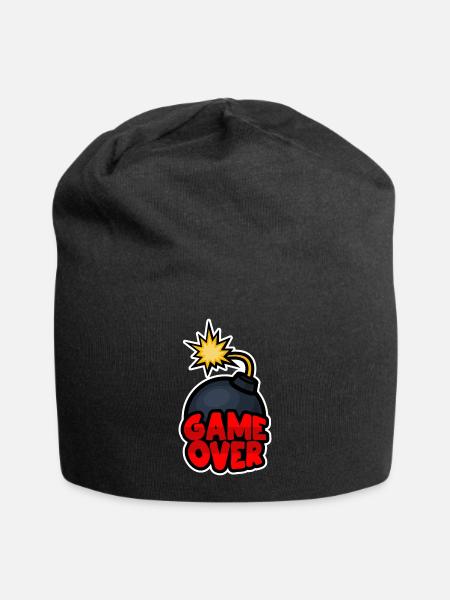 Game Over - Jersey-Beanie - Schwarz