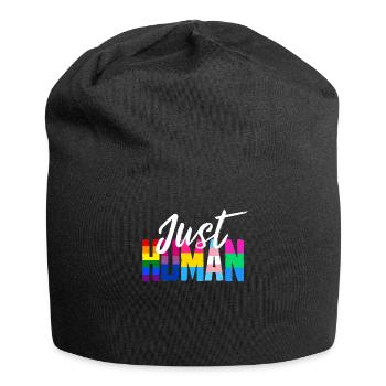 LGBT Rainbow Gay Pride Gay Lesbian Gay - Jersey Beanie - black - Front