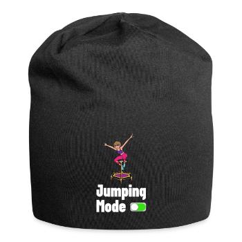 Saut trampoline jumpstyle hopping sport - Bonnet en jersey - noir - Devant