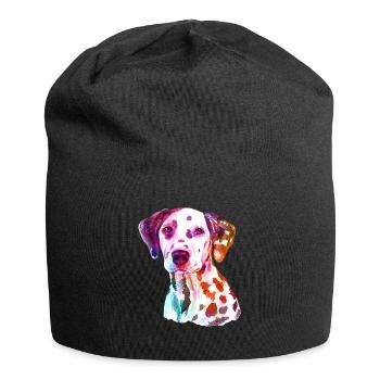 Dalmatian gift dog - Jersey Beanie - black - Front