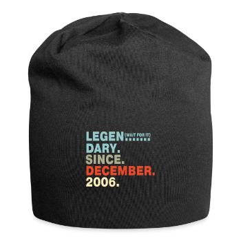 Lustiger Spruch für 14. Geburtstag Jahrgang 2006 - Jersey-Beanie - Schwarz - Vorne
