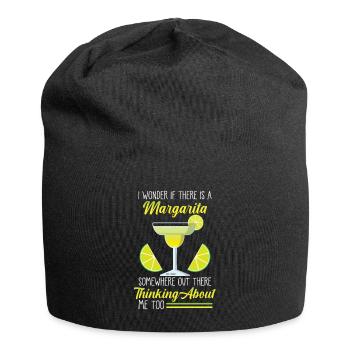 Urkomische Margarita Tequila Lustiger Alkoholkonsu - Jersey-Beanie - Schwarz - Vorne