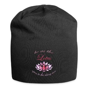 daily meditation - Jersey Beanie - black - Front