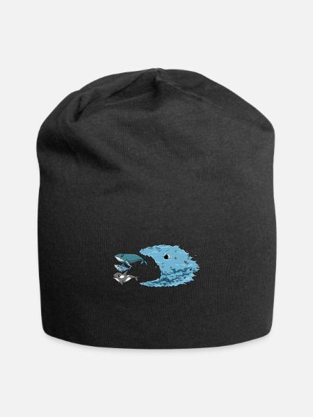 Sauvez l'océan du plastique - conception écologique - Bonnet en jersey - noir