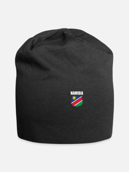 Namibia - Jersey-Beanie - Schwarz