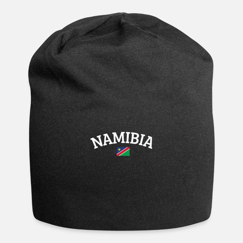 Namibia - Jersey-Beanie - Schwarz