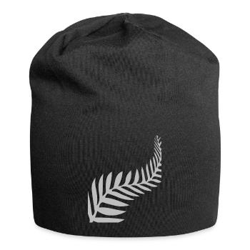Maori Feder Federn - Jersey-Beanie - Schwarz - Vorne