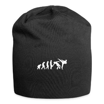 Evolution Taekwondo Karate Aikido Kickboxen - Jersey-Beanie - Schwarz - Vorne