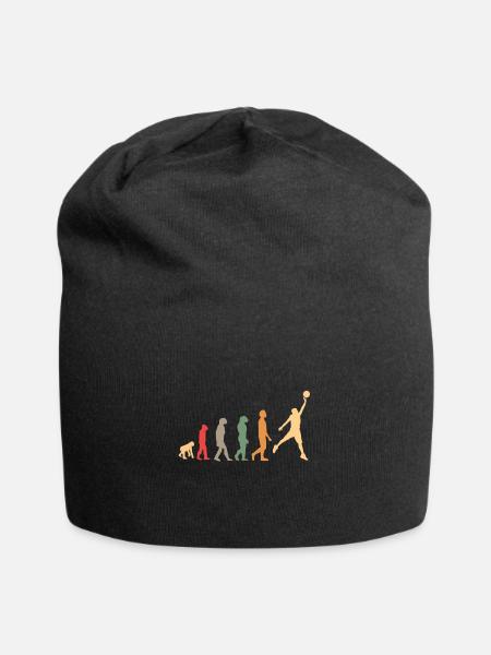 panier de basket vintage, retro evolution avec dunk - Bonnet en jersey - noir