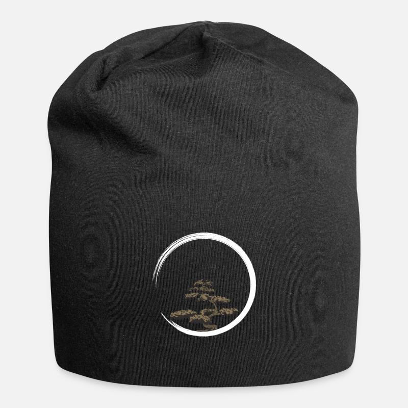 enso spiritualité zen bouddhisme - Bonnet en jersey - noir