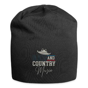 God country music - Bonnet en jersey - noir - Devant