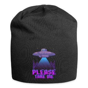 S'il vous plaît, prenez-moi Alien Abduction - Alien - Bonnet en jersey - noir - Devant