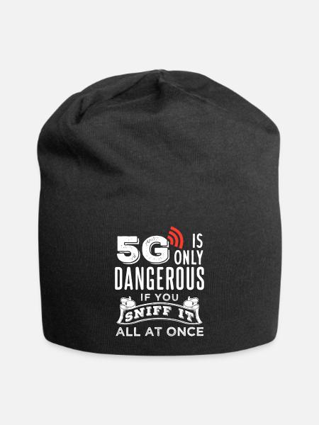 Conspiracy theory 5G - Jersey Beanie - black