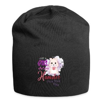 Hamster animal cage - Jersey Beanie - black - Front