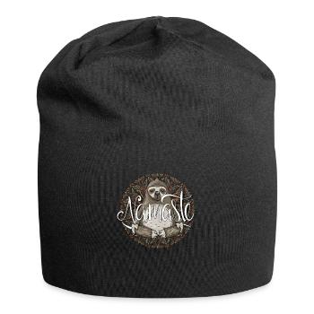 Faultier - Jersey-Beanie - Schwarz - Vorne