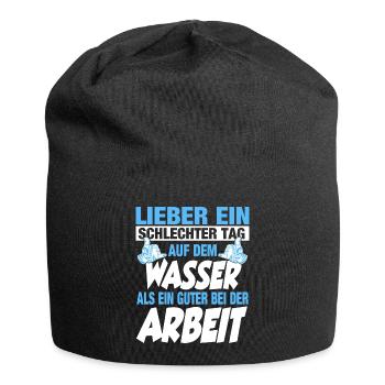 Windsurfer Kiter Stand up paddling, Surfer, Segler - Jersey-Beanie - Schwarz - Vorne