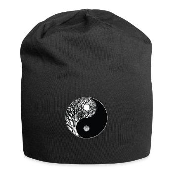 Ying Yang Méditation Relax Yoga Yogi - Bonnet en jersey - noir - Devant