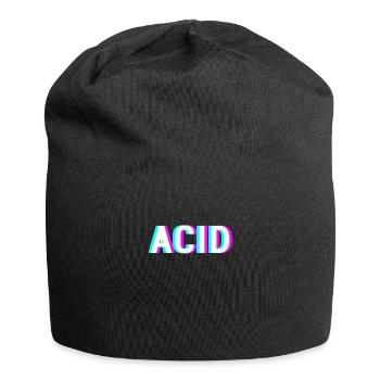 Acid - Rave Techno Party - Jersey Beanie - black - Front