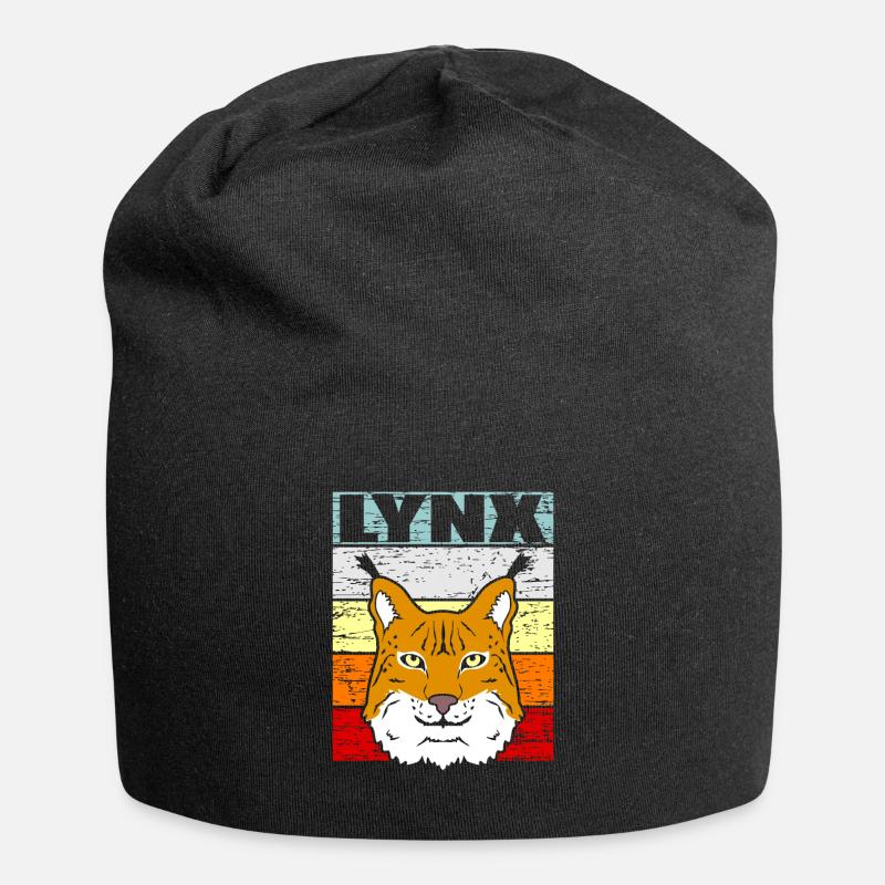Luchs - Jersey-Beanie - Schwarz
