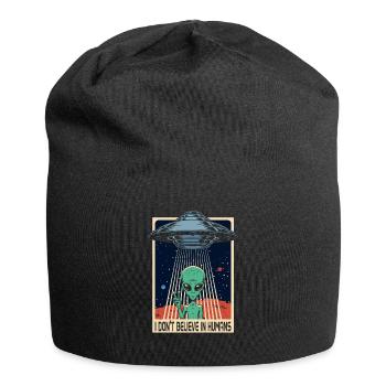 Alien UFO Alien Humanity Funny Gift - Bonnet en jersey - noir - Devant