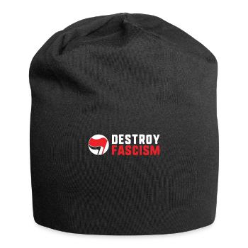 Détruire le fascisme antifa antiracisme et antifasciste - Bonnet en jersey - noir - Devant