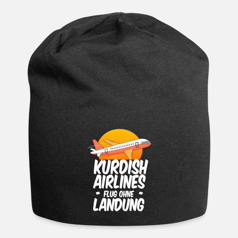Kurdistan Kurde Kurden Geschenk azadi Rojava irak - Jersey-Beanie - Schwarz