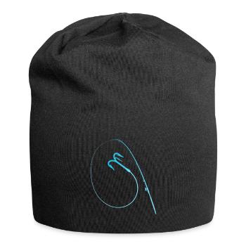 Canne à pêche cool hameçons de pêche en haute mer - Bonnet en jersey - noir - Devant