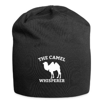 Kamel Flüsterer Kamele Camel Trampeltier Geschenk - Jersey-Beanie - Schwarz - Vorne