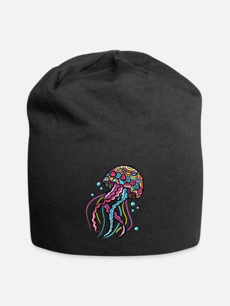 Jellyfish Psy - Bonnet en jersey - noir