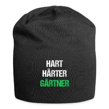 Hart Härter Gärtner - Jersey-Beanie - Schwarz - Vorne