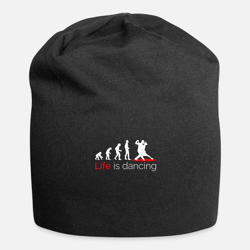 Dance dancers couple dance evolution - Bonnet en jersey - noir