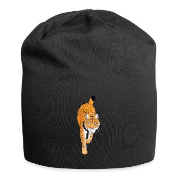 Idée cadeau chemise Lynx Wildcat - Bonnet en jersey - noir - Devant