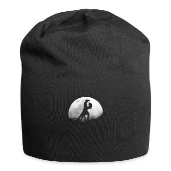 Danse couple danse danse sport - Bonnet en jersey - noir - Devant