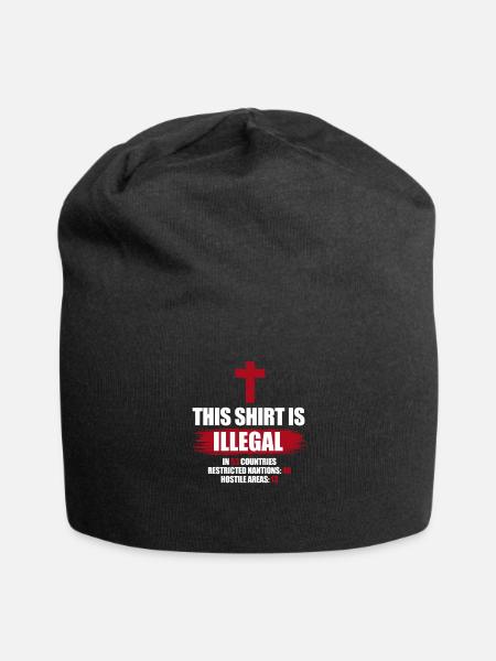 Christian - Jersey Beanie - black
