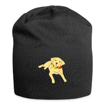 Labrador - Jersey-Beanie - Schwarz - Vorne