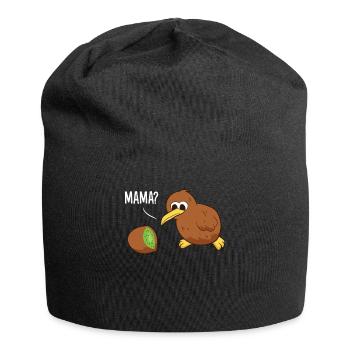 Funny Kiwi Bird Kiwi Fruit Kiwi - Jersey Beanie - black - Front