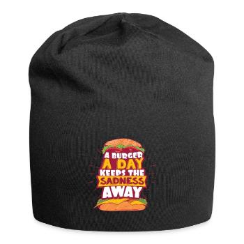 Burger - Jersey-Beanie - Schwarz - Vorne