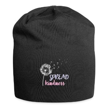 Kindness Message Kindness Quote Choose Kind For Te - Jersey Beanie - black - Front