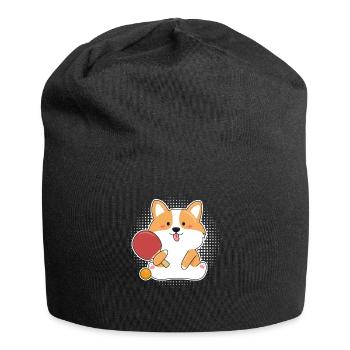 Tischtennis - Jersey-Beanie - Schwarz - Vorne
