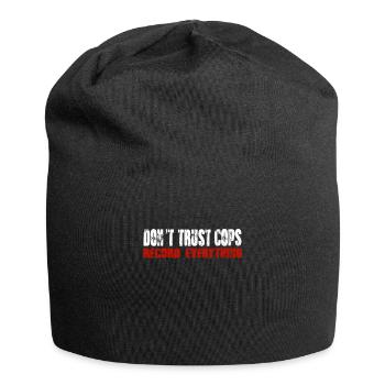 police officers lie - Jersey Beanie - black - Front