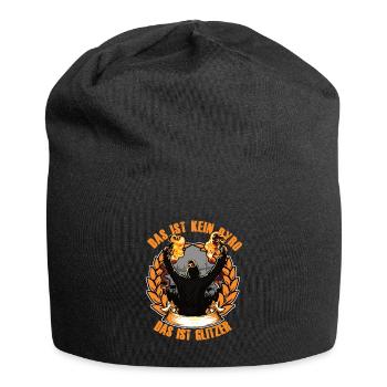 Ultras Fussball Fans Glitzer hooligans - Jersey-Beanie - Schwarz - Vorne