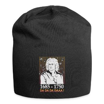 Johann Sebastian Bach - Bonnet en jersey - noir - Devant