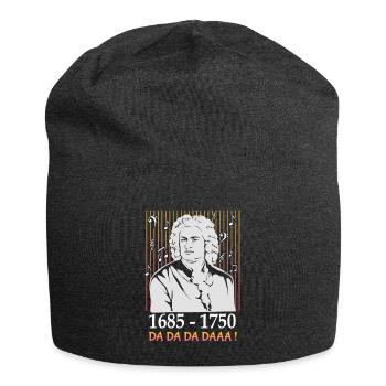 Johann Sebastian Bach - Jersey-Beanie - Anthrazit - Vorne