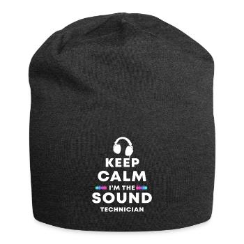 Sound engineer - Jersey Beanie - charcoal grey - Front