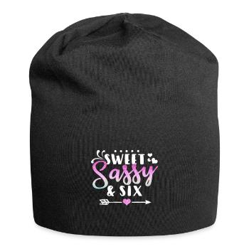 Bad Naughty Badger 6 - Bonnet en jersey - noir - Devant