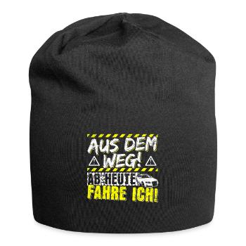 Führerschein Bestanden Geschenk Fahrprüfung Auto - Jersey-Beanie - Schwarz - Vorne