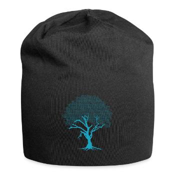 Graphique d'idée de conception d'arbre de codage binaire - Bonnet en jersey - noir - Devant