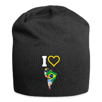 The Love Of South America - Jersey Beanie - black - Front